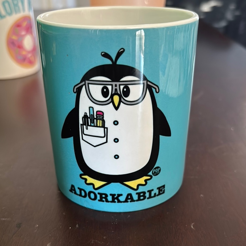 Blue and Black Whale Mug for Dining